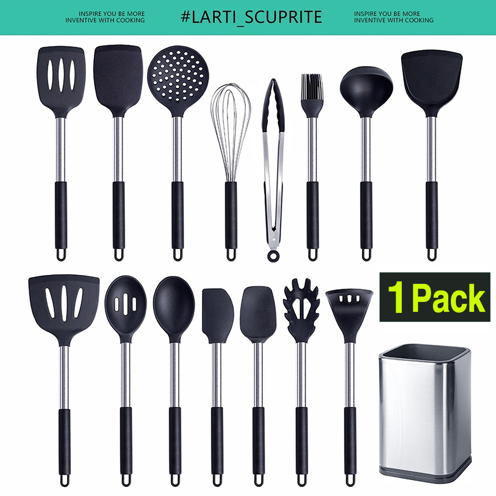 Home Cooking Utensil Set - 1-Pack Silicone Kitchenware Cooking Utensils Kitchen