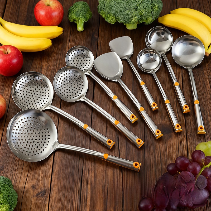 Home Cooking Utensil Set - Stainless Steel Thickened Kitchen Utensils Set