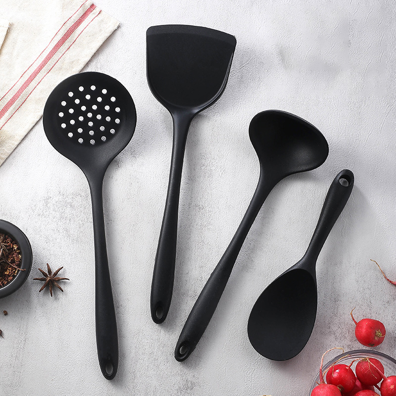 Home Cooking Utensil Set - 1-4Pcs Non-Stick Spatula Shovel Soup Spoon