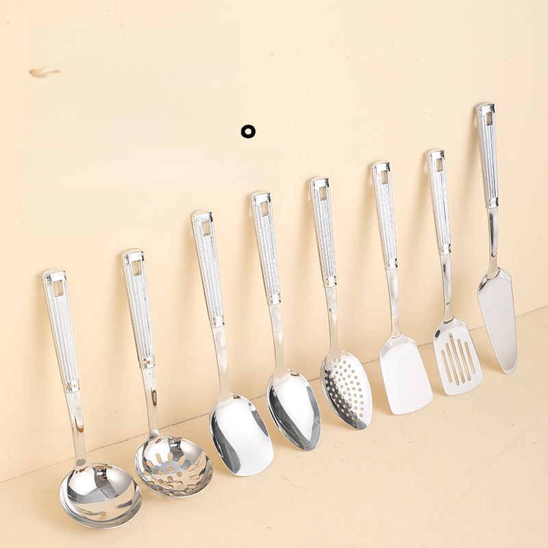 Home Cooking Utensil Set - Large Stainless Steel Spatula Kitchen Utensil