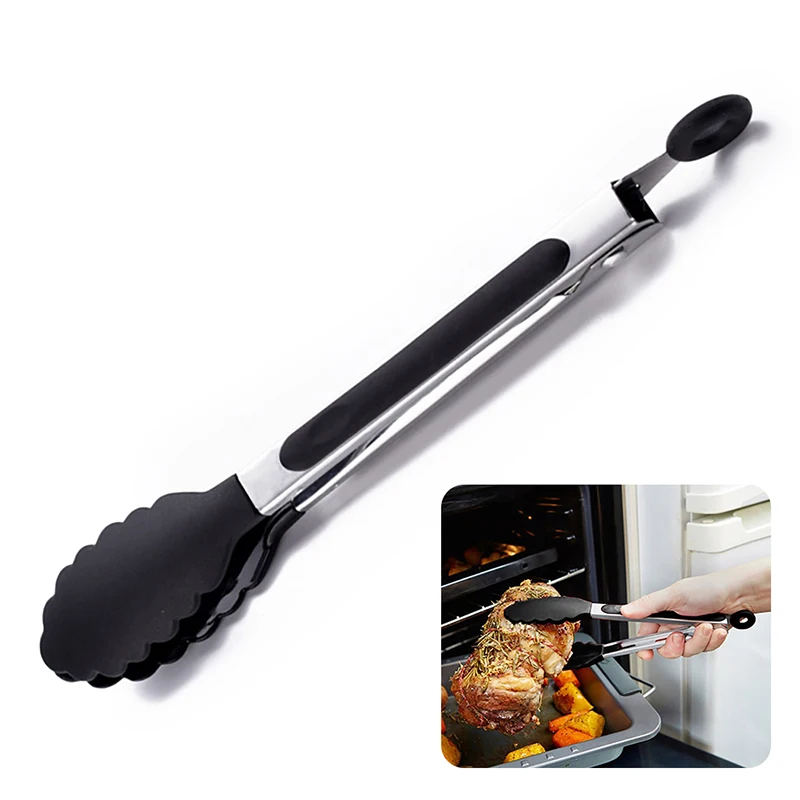 Home Cooking Help - Food Tong Stainless Steel Kitchen Tongs