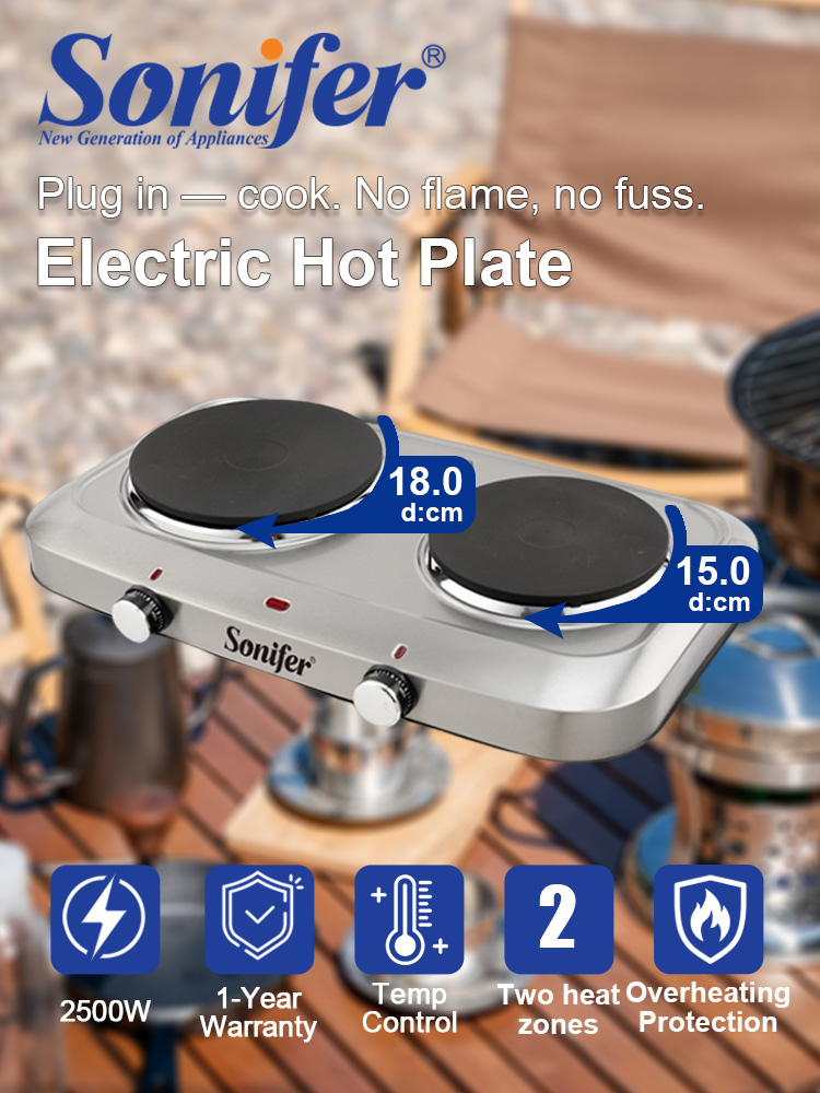Double Burner Electric Stove S - Hot Pot Portable Dual ulasan dan harga