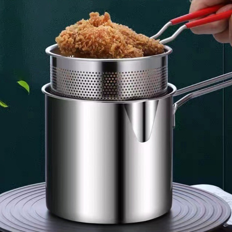 304 Stainless Steel Deep Fryer - Home Cooking Help ulasan dan harga