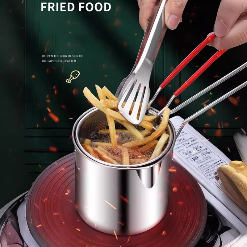 304 Stainless Steel Deep Fryer - Home Cooking Help ulasan dan harga
