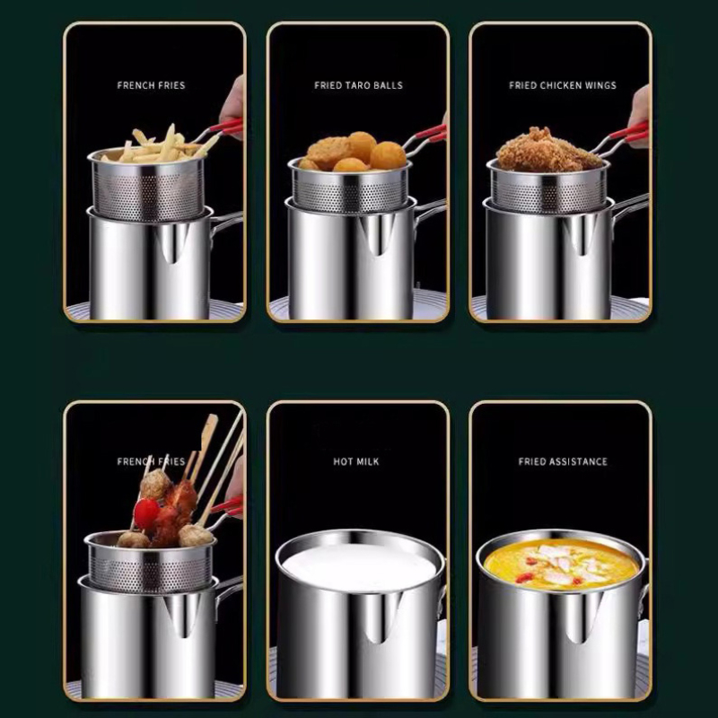 304 Stainless Steel Deep Fryer - Home Cooking Help ulasan dan harga