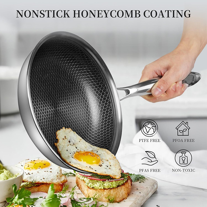 Stainless Steel Frying Pan wit - Crepe Pan Nonstick ulasan dan harga