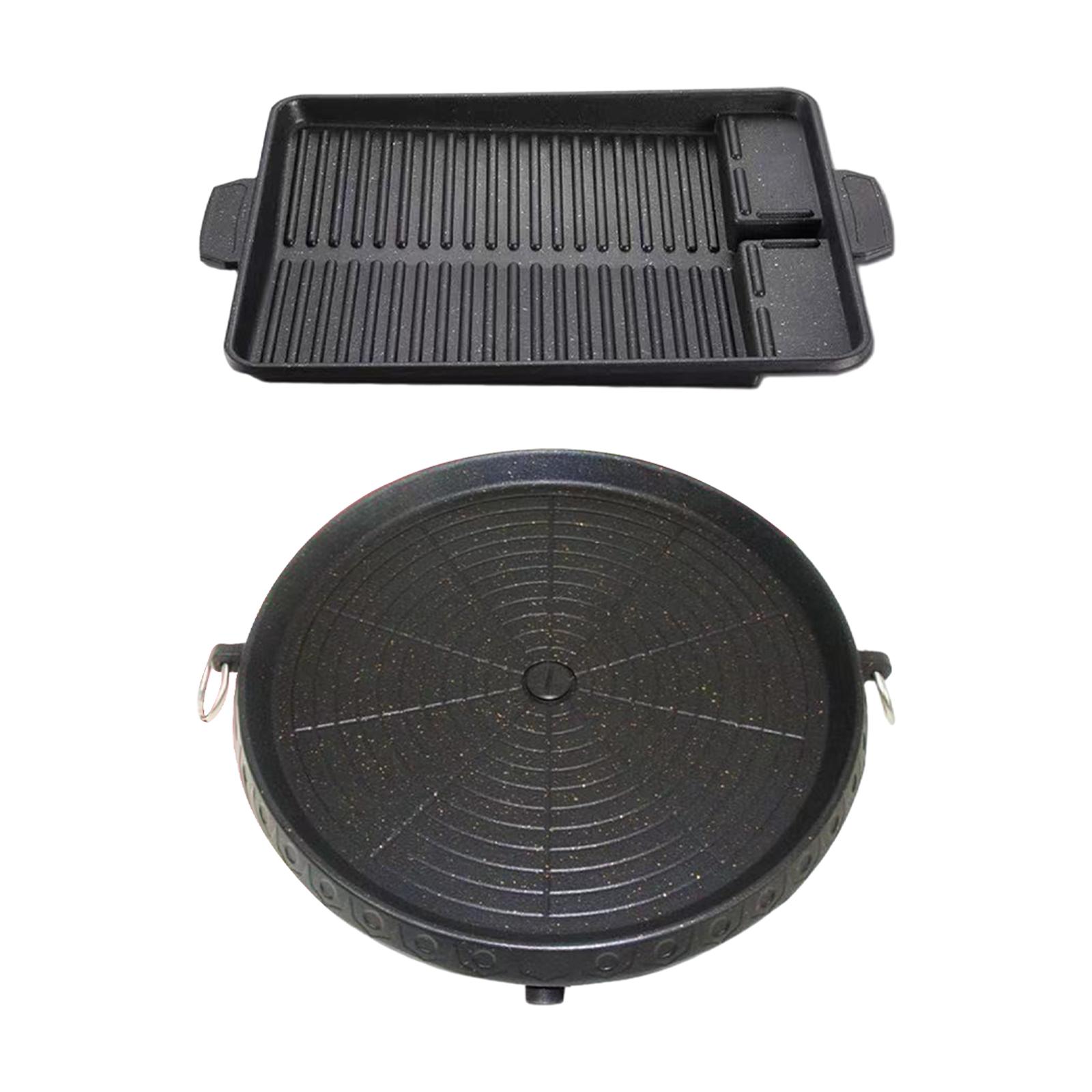 Nonstick Barbecue Plate Alumin - Crepe Pan Nonstick ulasan dan harga