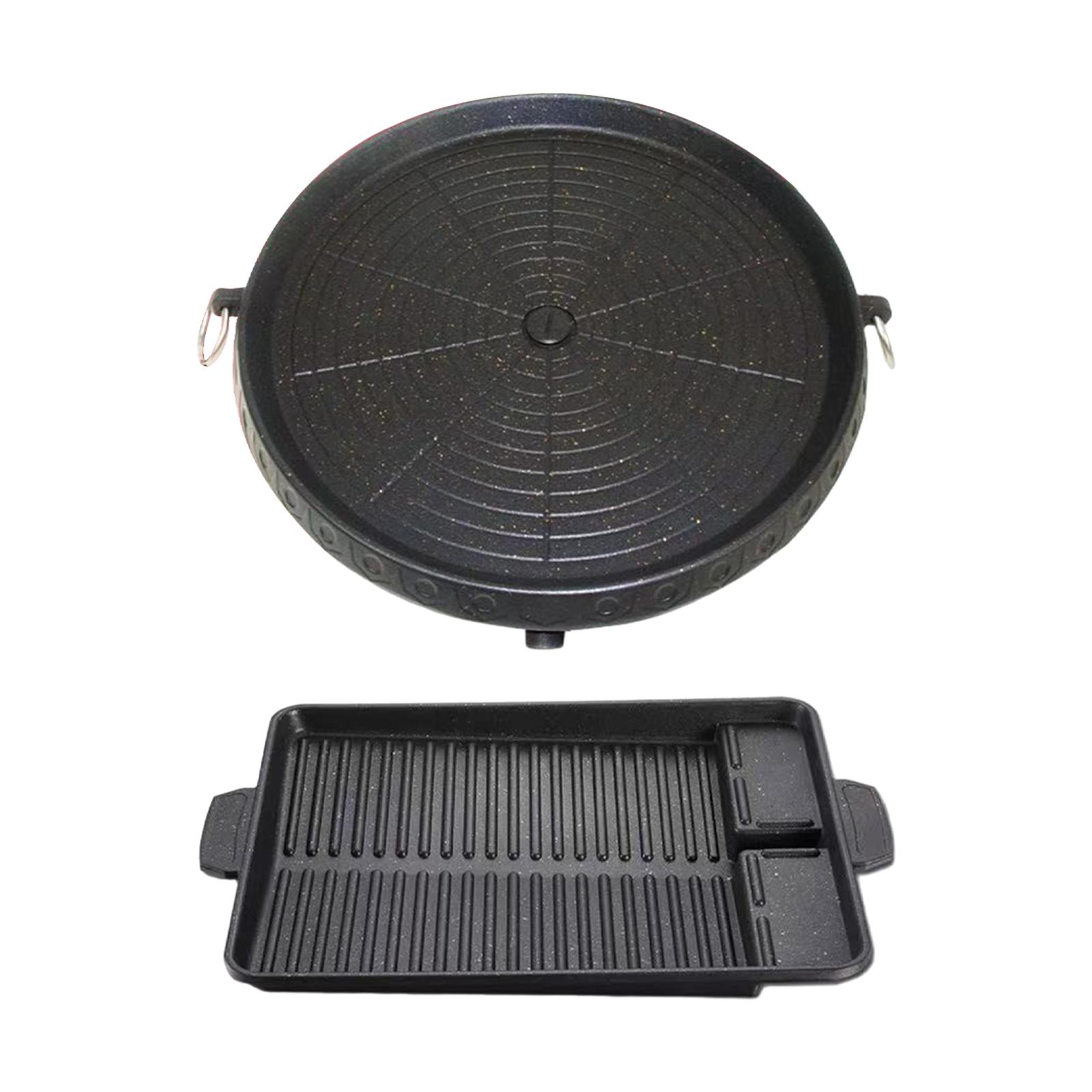 Nonstick Barbecue Plate Alumin - Crepe Pan Nonstick ulasan dan harga