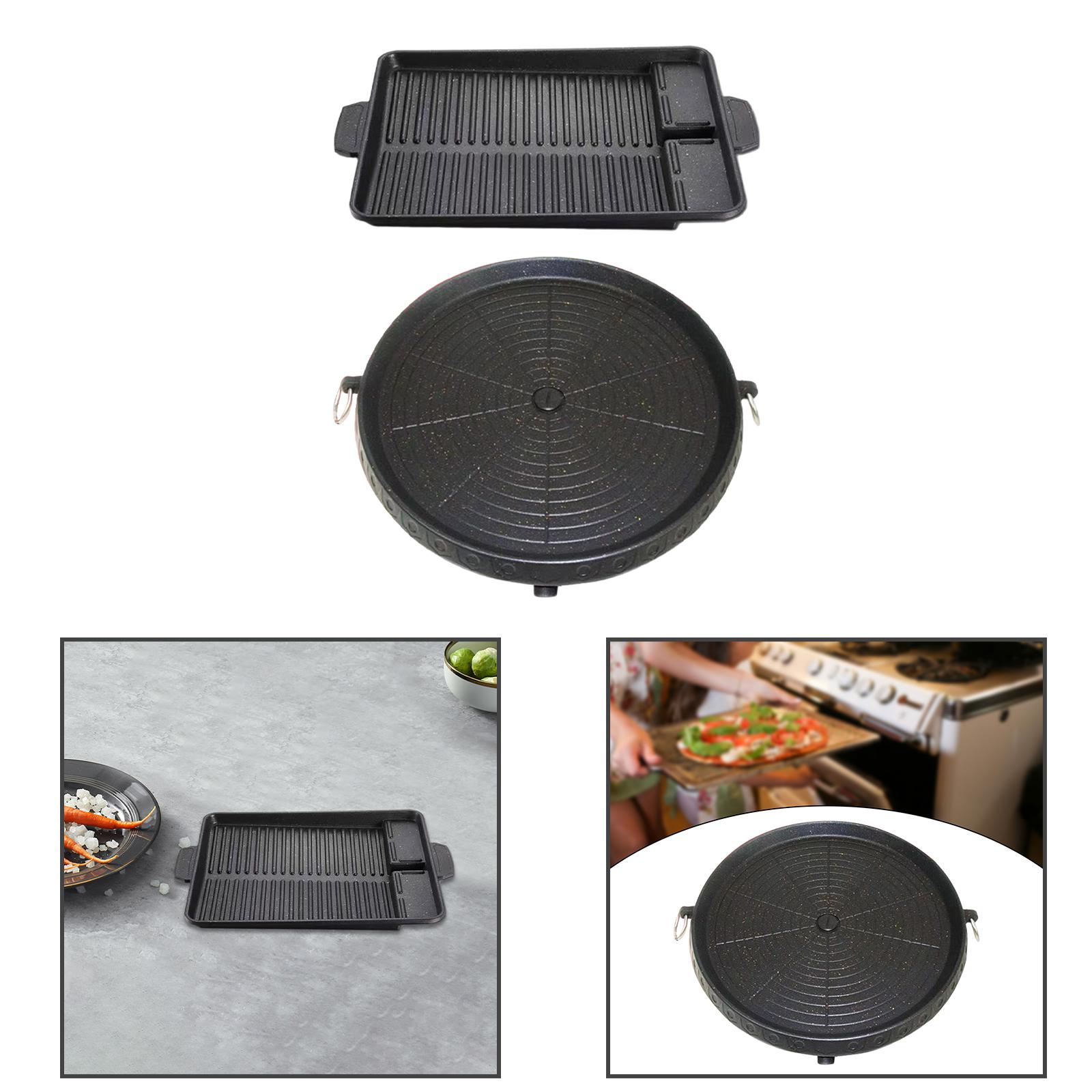 Nonstick Barbecue Plate Alumin - Crepe Pan Nonstick ulasan dan harga