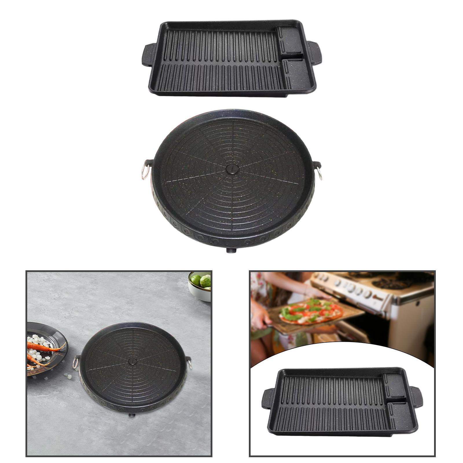 Nonstick Barbecue Plate Alumin - Crepe Pan Nonstick ulasan dan harga