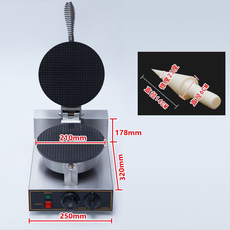 Commercial Ice Cream Cone Make - Crepe Pan Nonstick ulasan dan harga