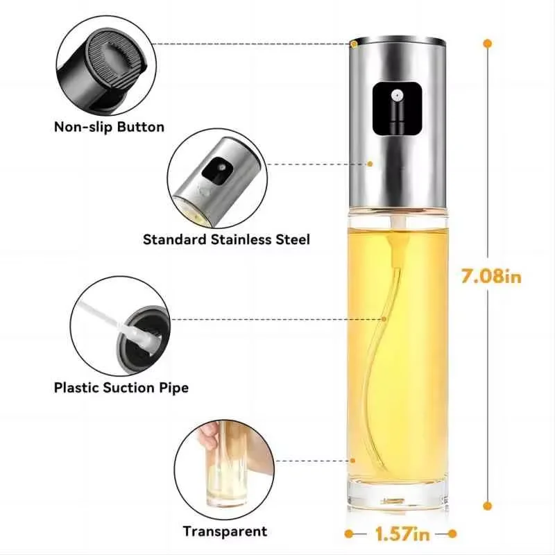 Glass Oil Sprayer for Cooking  - Home Cooking Utensil Set ulasan dan harga