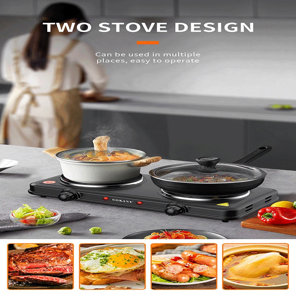 2000W High Power Dual Pot Elec - Hot Pot Portable Dual ulasan dan harga