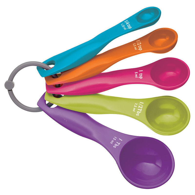 5Pcs Salt Oil Spoon Lovely Kit - Home Cooking Utensil Set ulasan dan harga