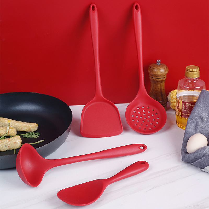 1-4Pcs Non-Stick Spatula Shove - Home Cooking Utensil Set ulasan dan harga