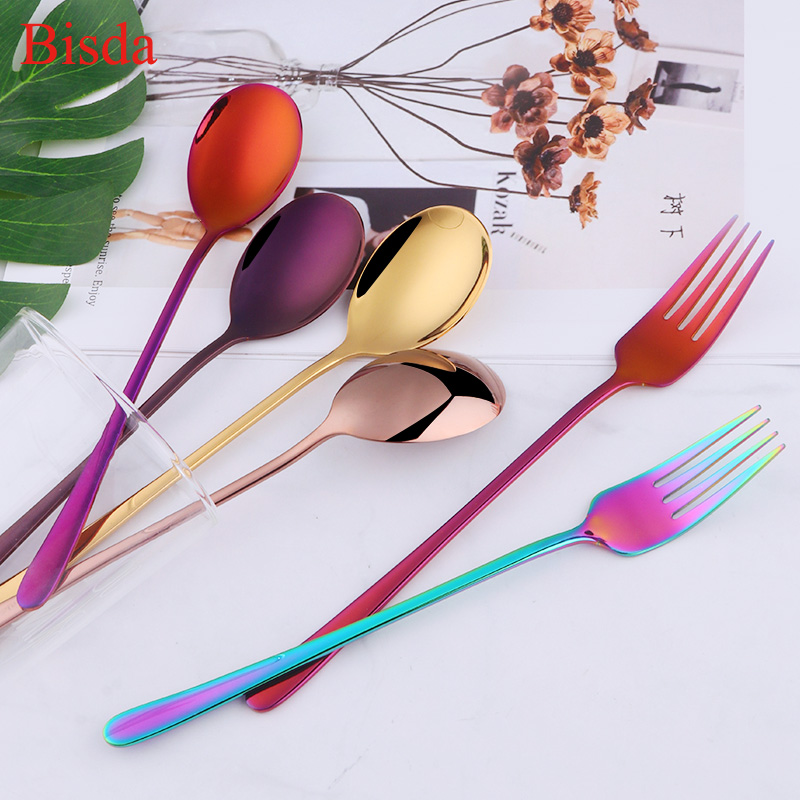 2 Pcs/set Dinner Fork Stainles - Home Cooking Utensil Set ulasan dan harga