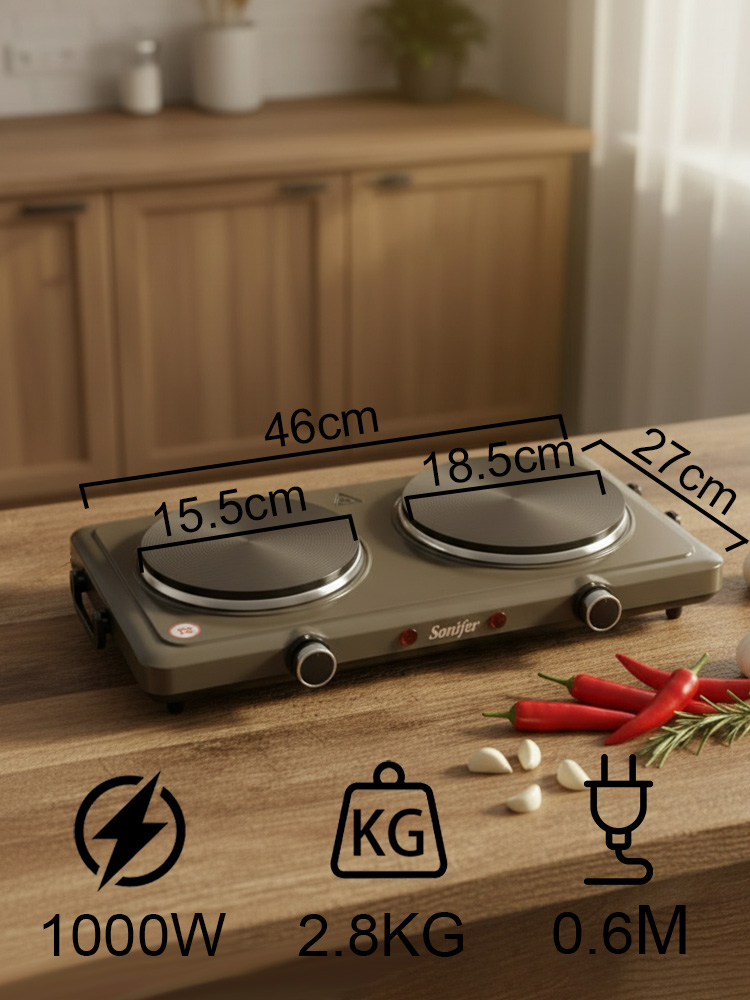 Sonifer SF-3071 Double Electri - Hot Pot Portable Dual ulasan dan harga