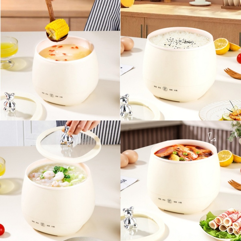 1pc 1.8L Mini Electric Cooker  - Hot Pot Portable Dual ulasan dan harga