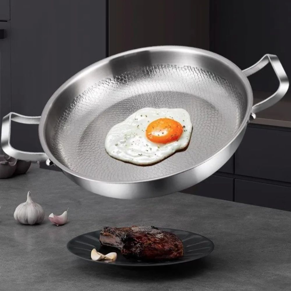 Durable Titanium Alloy Double  - Crepe Pan Nonstick ulasan dan harga