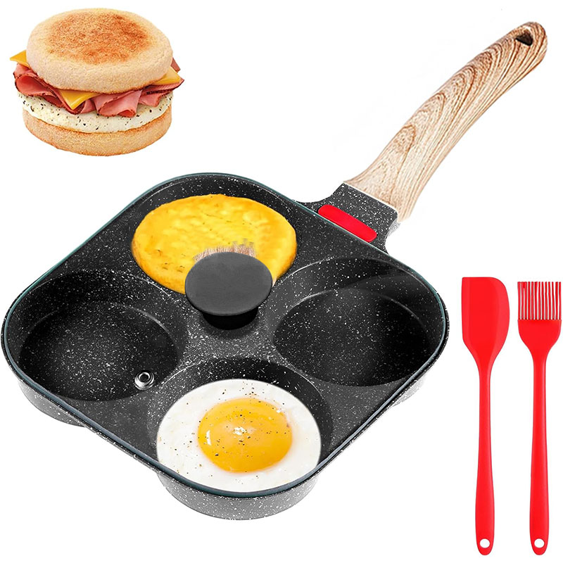 Deepened Egg Frying Pan with L - Crepe Pan Nonstick ulasan dan harga