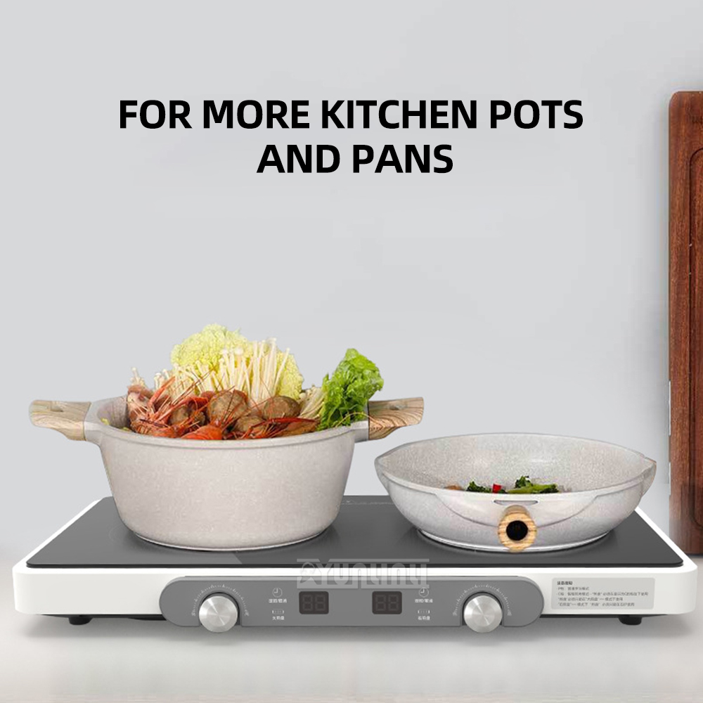 Double Induction Cooker Kitche - Hot Pot Portable Dual ulasan dan harga