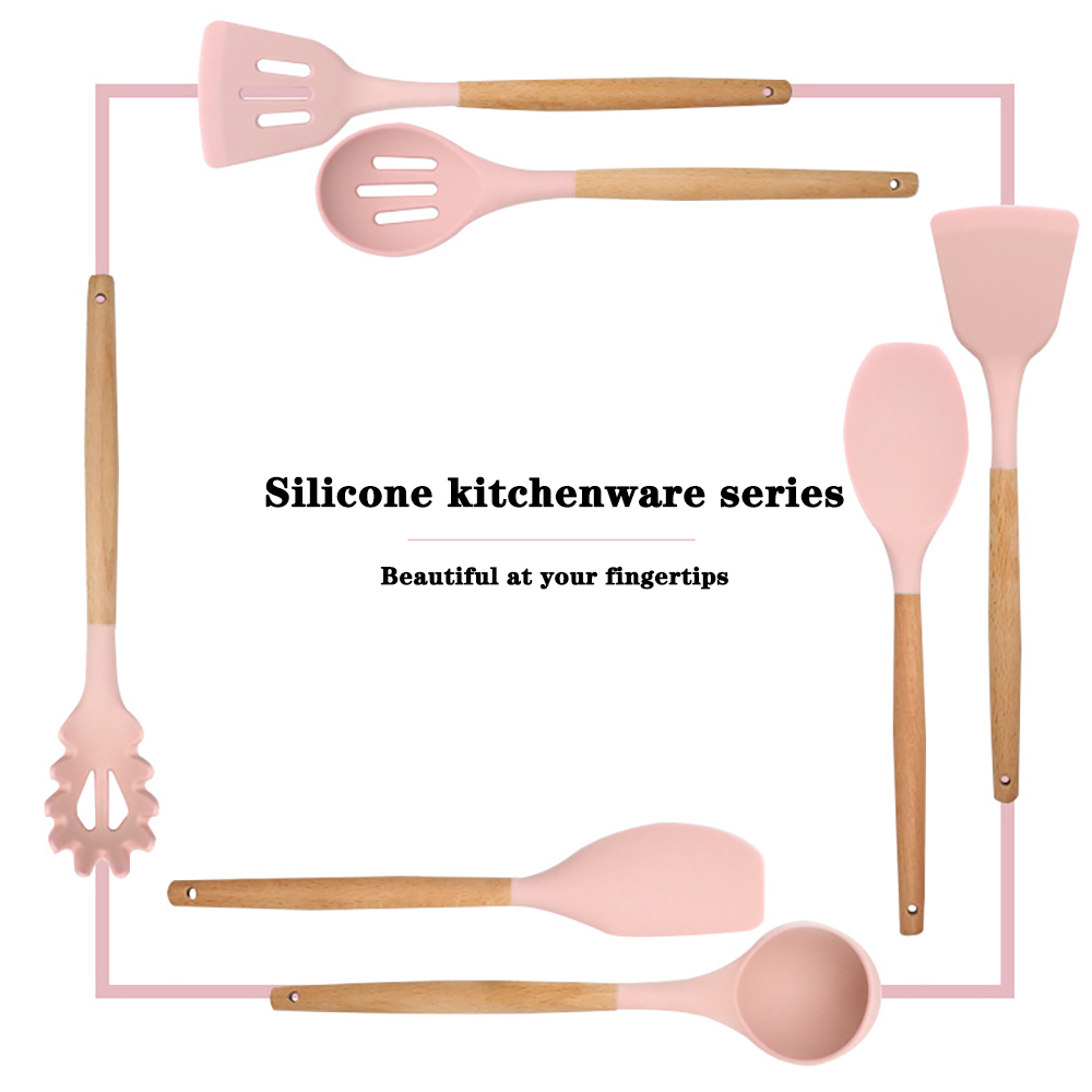 Silicone Kitchenware Cooking U - Home Cooking Utensil Set ulasan dan harga