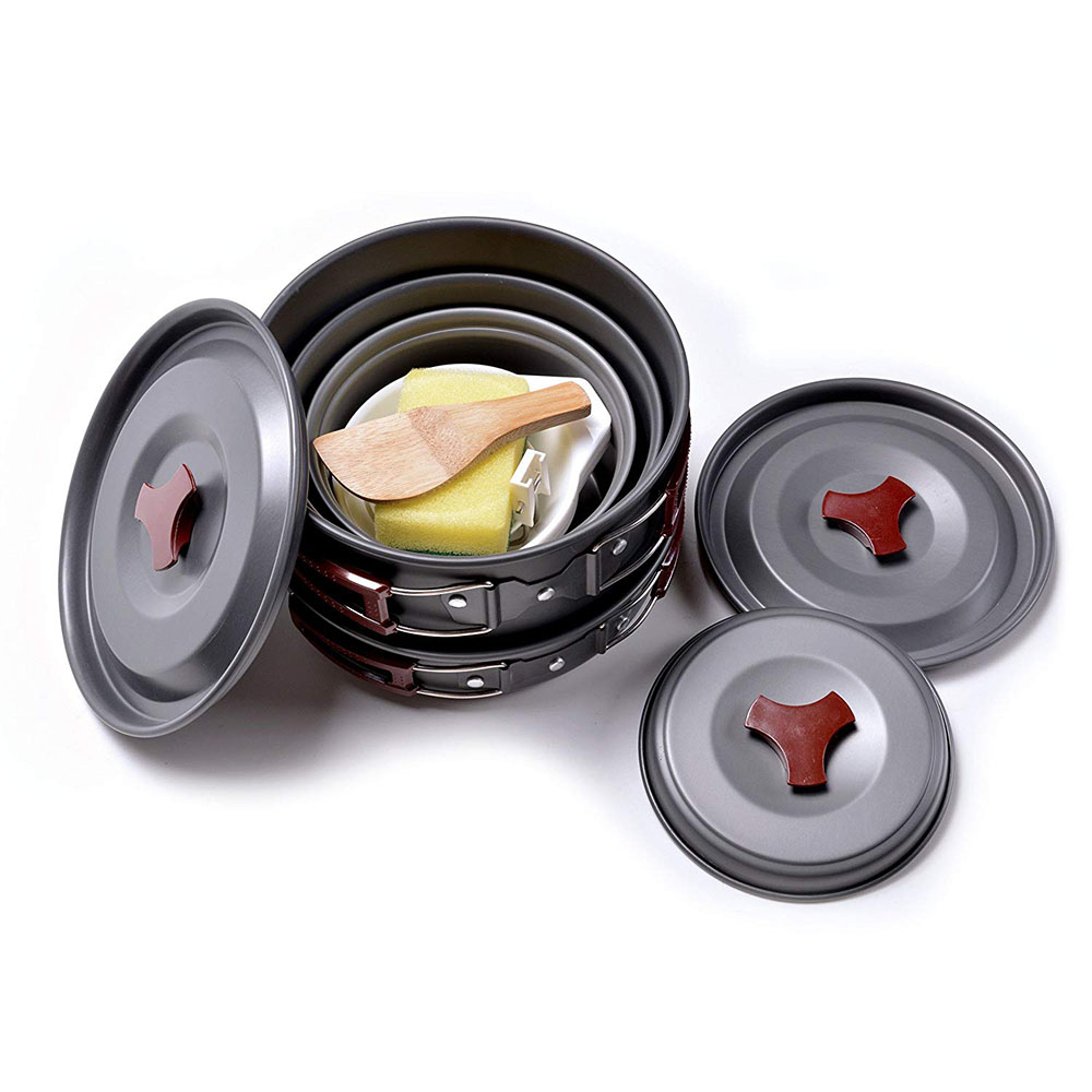 Outdoor Camping Cookware Kit N - Crepe Pan Nonstick ulasan dan harga