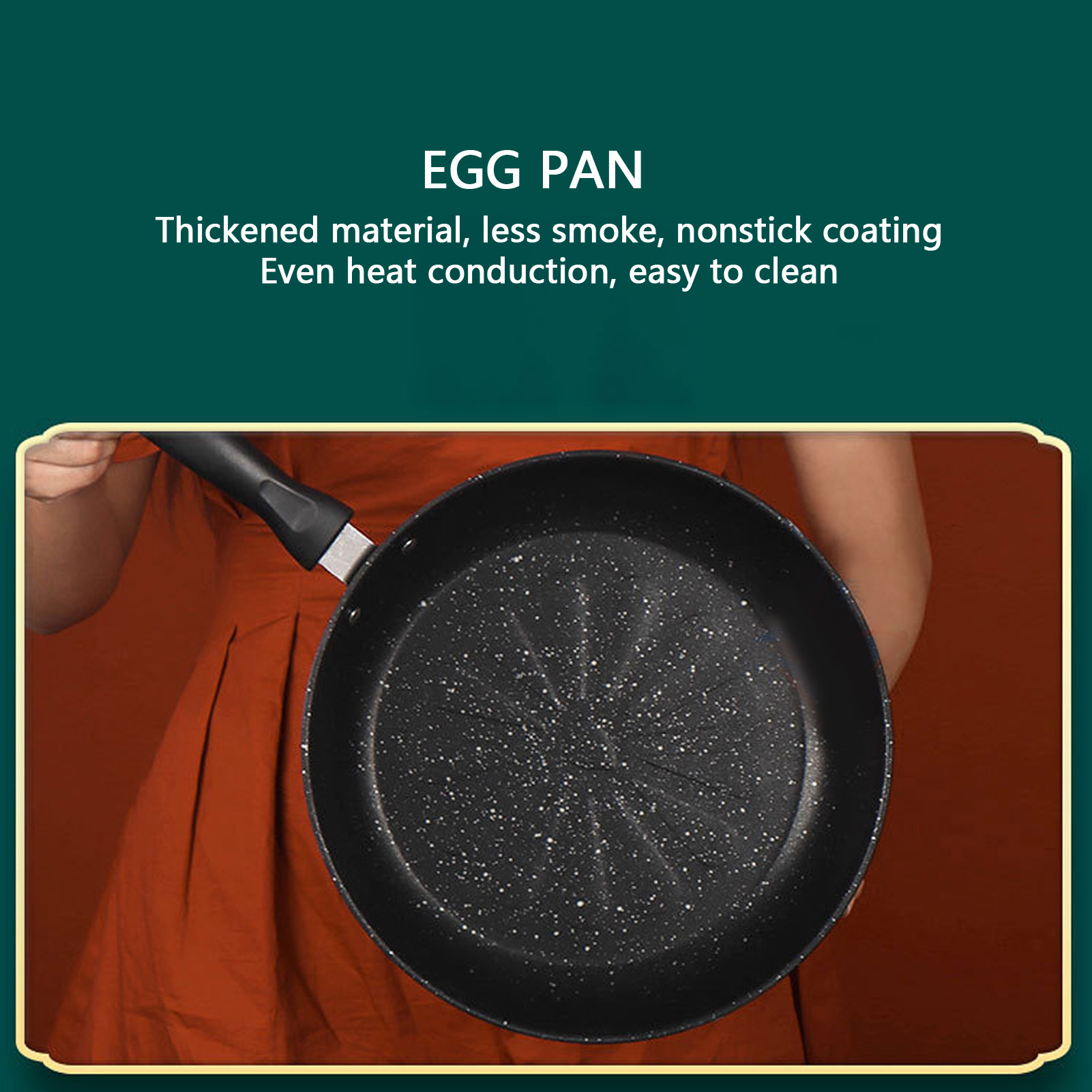 Frying Pan Stainless Steel Egg - Crepe Pan Nonstick ulasan dan harga